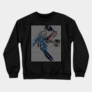 Binary code Parrot Crewneck Sweatshirt